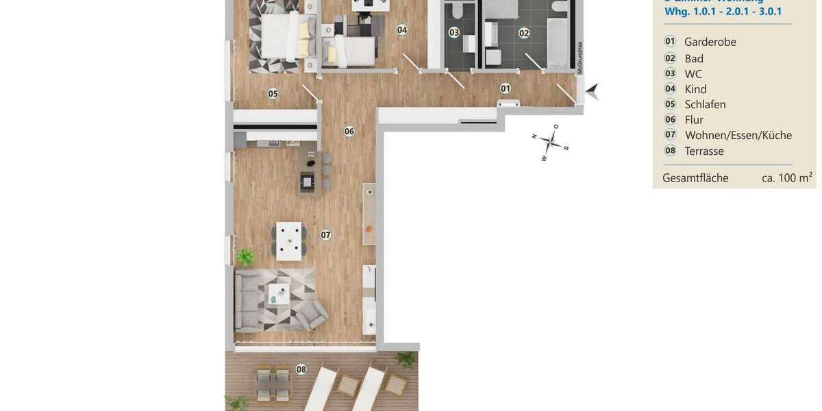 Etagenwohnung Langenargen-Bierkeller Bierkeller - 3 Zimmer, 100 m&sup2;, 1.536&euro; | Angebot:26765545