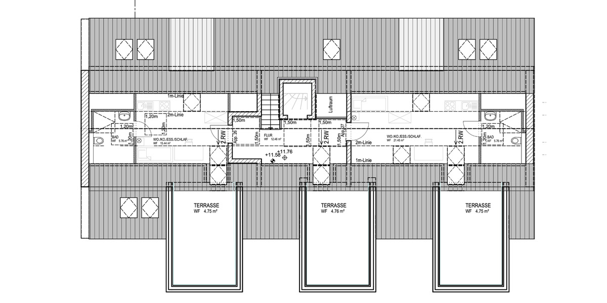 Erdgeschoßwohnung Eching - 1 Zimmer, 27 m&sup2;, 790&euro; | Angebot:23460995