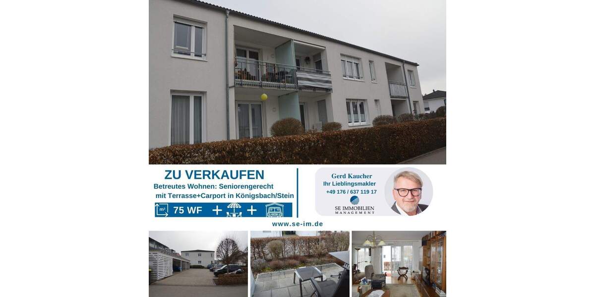Etagenwohnung Königsbach-Stein Königsbach - 3 Zimmer, 75 m&sup2;, 750&euro; | Angebot:25214666