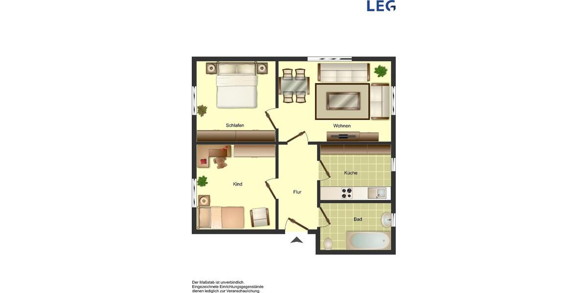 Etagenwohnung Schieder-Schwalenberg Schwalenberg - 3 Zimmer, 51 m&sup2;, 389&euro; | Angebot:24625173