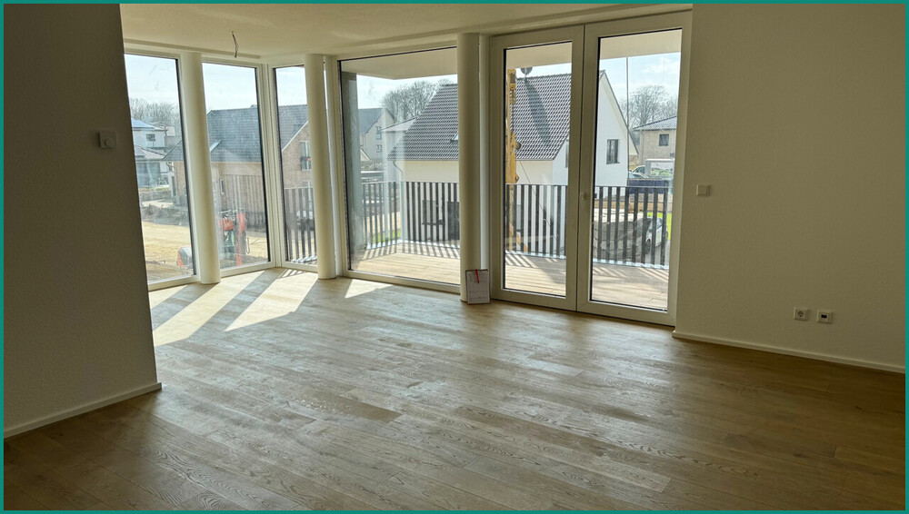 NEUBAU-ERSTBEZUG: MODERNE 3-ZIMMER-WOHNUNG MIT AUFZUG, GROSSEM BALKON UND PKW-STELLPLATZ IN RADEVORM - Etagenwohnung Radevormwald Karthausen | Angebot:26178560