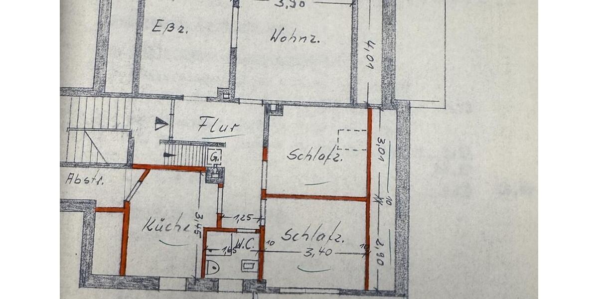 Dachgeschoßwohnung Einbeck - 3 Zimmer, 65 m&sup2;, 700&euro; | Angebot:26283526