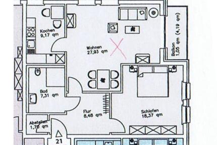 Wohnung Zeven - 2 Zimmer, 74 m&sup2;, 700&euro; | Angebot:25159376