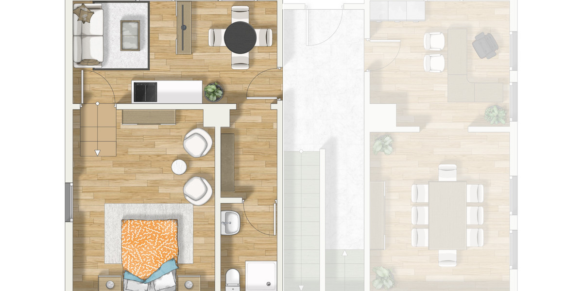 Erdgeschoßwohnung Bad Laasphe - 2 Zimmer, 30 m&sup2;, 351&euro; | Angebot:26031851