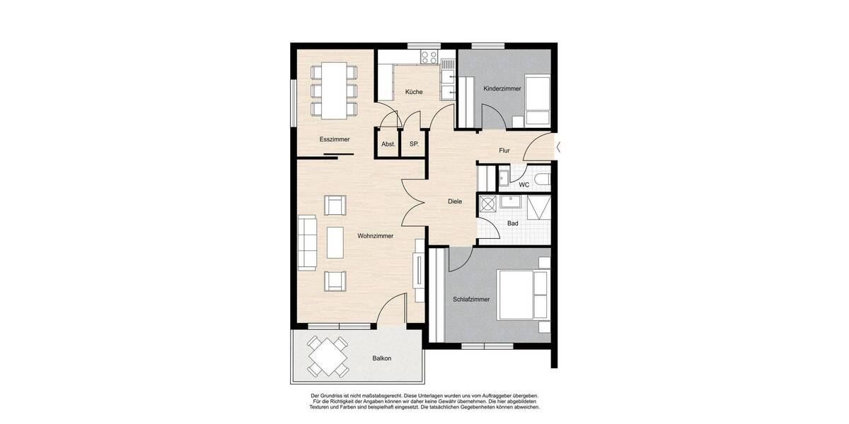 Etagenwohnung Würzburg Sanderau - 4 Zimmer, 92 m&sup2;, 1.150&euro; | Angebot:25997025