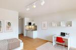 Möbliertes 1-Zimmer-Apartment mit Einbauküche und Balkon zimmer