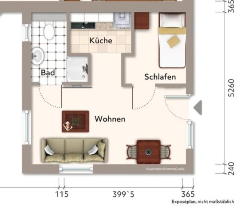 1,5-Zi-Wohnung in Pirna-Graupa – in Renovierung zimmer
