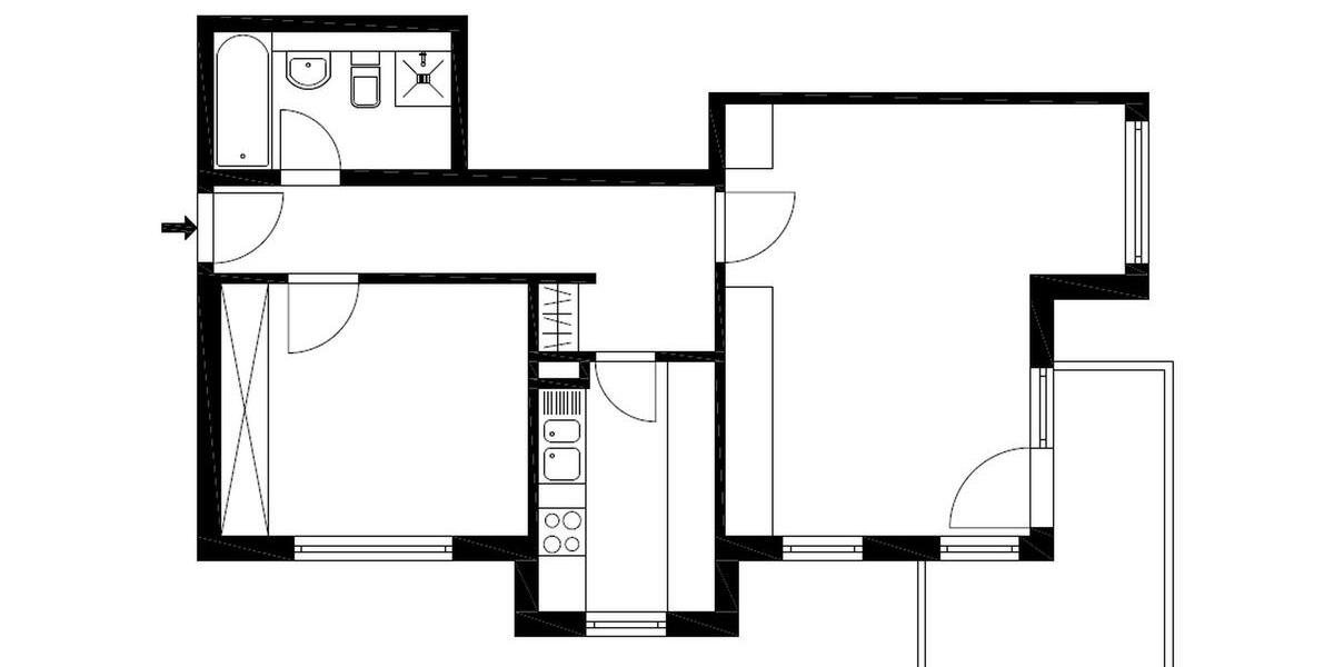 Etagenwohnung Pfullingen - 2 Zimmer, 61 m&sup2;, 870&euro; | Angebot:25752022