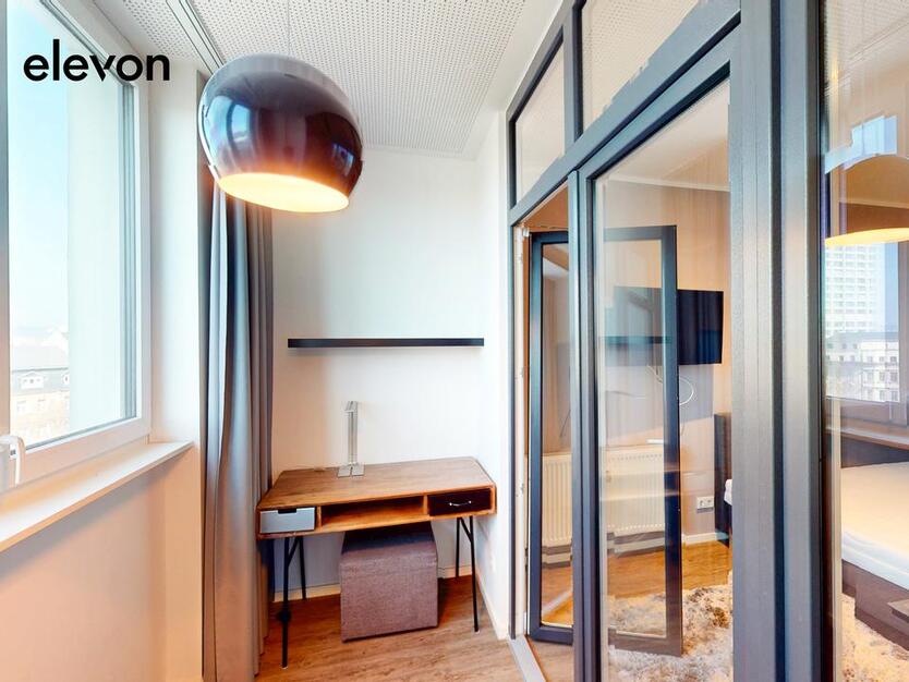 Modern möblierter Wohnkomfort: 1 Zimmer mit EBK zimmer