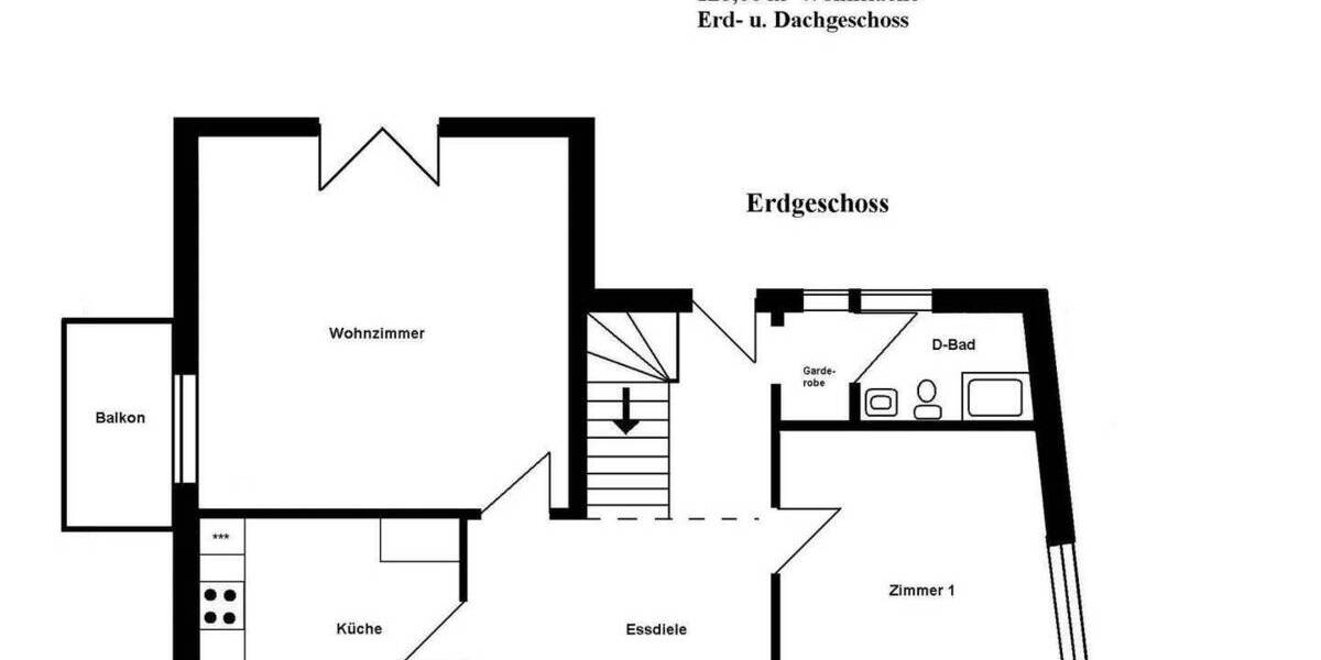 Etagenwohnung Hamburg Curslack - 4 Zimmer, 128 m&sup2;, 1.600&euro; | Angebot:25680419