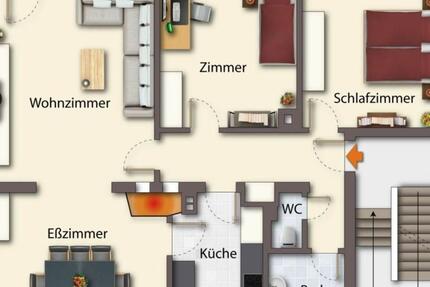 Wohnung Böblingen Dagersheim - 4 Zimmer, 96 m&sup2;, 1.320&euro; | Angebot:25085447
