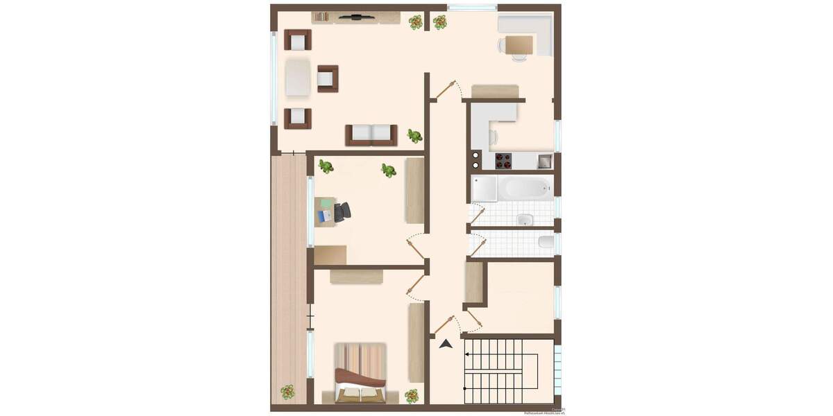 Etagenwohnung Denkendorf - 4 Zimmer, 103 m&sup2;, 950&euro; | Angebot:24780713