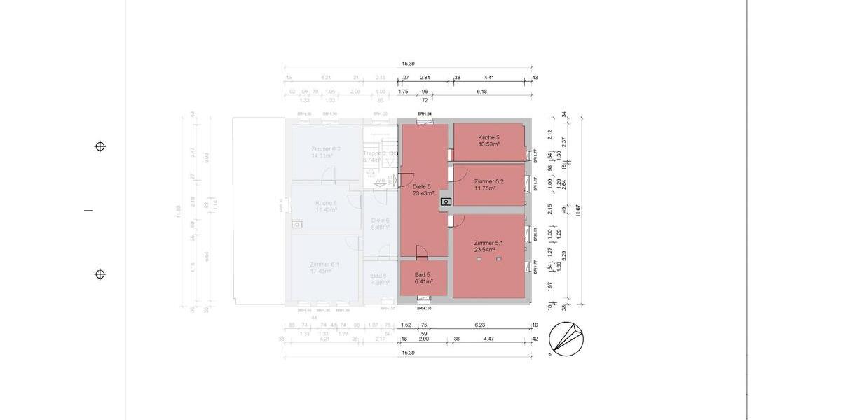 Dachgeschoßwohnung Mirow - 2.5 Zimmer, 64 m&sup2;, 480&euro; | Angebot:26247924