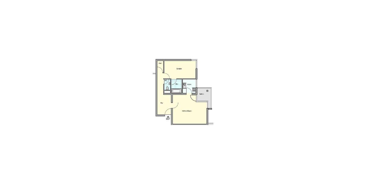 Etagenwohnung Esslingen am Neckar Pliensauvorstadt - 2 Zimmer, 65 m&sup2;, 624&euro; | Angebot:19928136