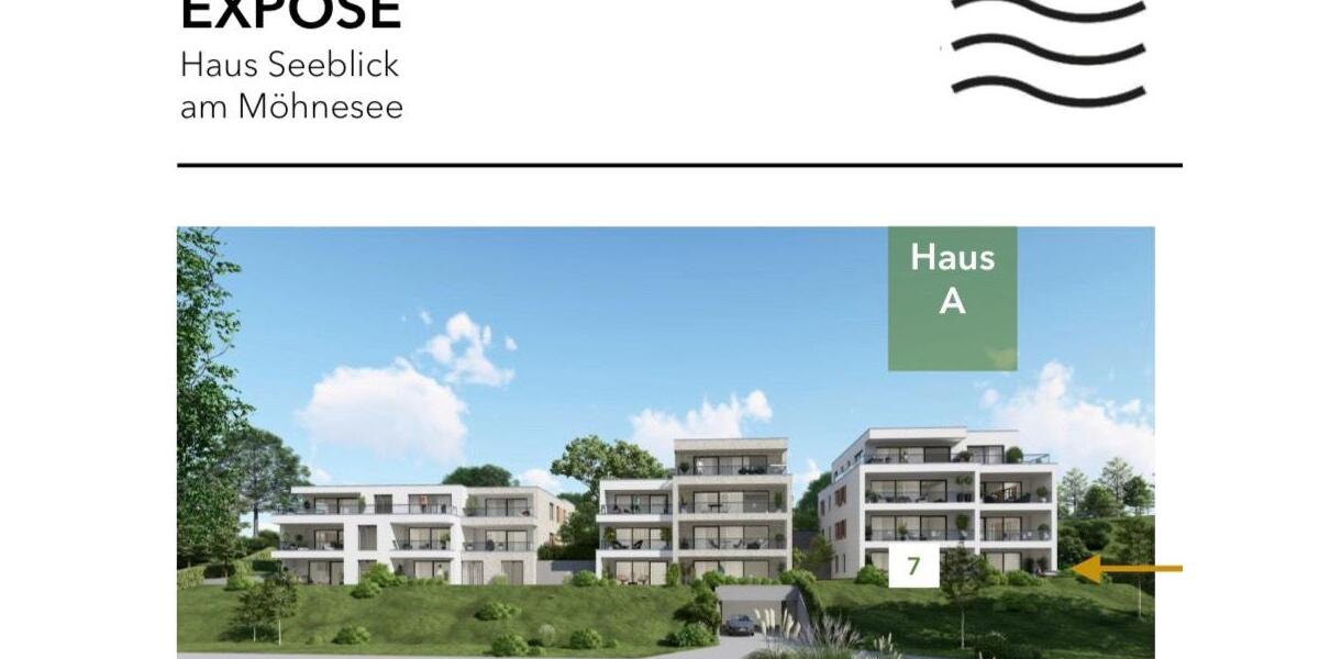Terrassenwohnung Möhnesee - 2.5 Zimmer, 110 m&sup2;, 1.699&euro; | Angebot:24368324