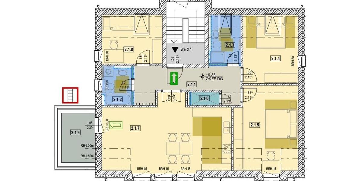 Etagenwohnung Oranienburg - 4 Zimmer, 108 m&sup2;, 1.944&euro; | Angebot:25854294