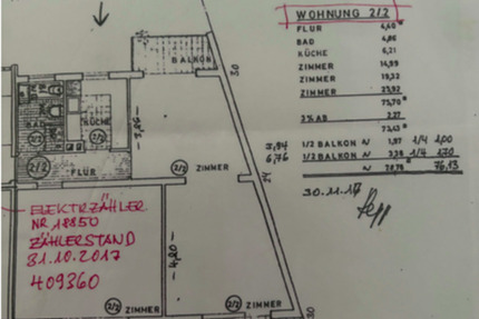 Wohnung Baden-Baden Baden - 3 Zimmer, 76 m&sup2;, 900&euro; | Angebot:24849084