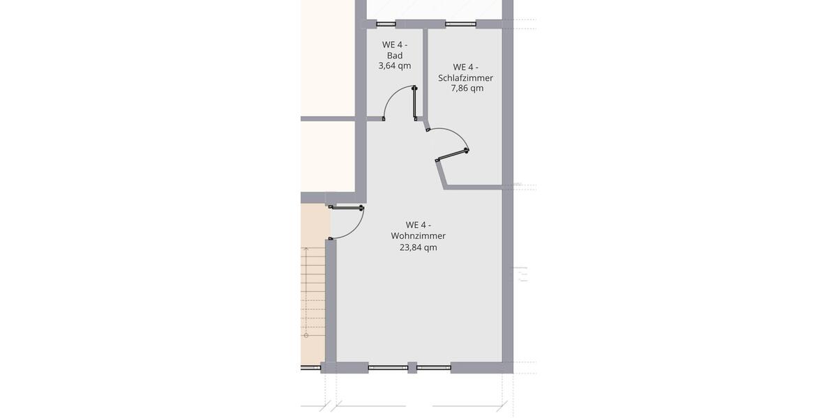 Etagenwohnung Wolfhagen - 2 Zimmer, 35 m&sup2;, 250&euro; | Angebot:26221075