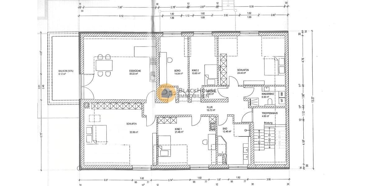Dachgeschoßwohnung Ingolstadt Südost - 6 Zimmer, 187 m&sup2;, 2.400&euro; | Angebot:24494397