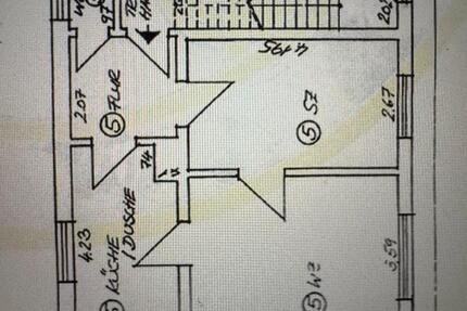 Sanierte 2-Raum-Wohnung im Grünen, nahe Sportplatz, inkls Küche 2 zimmer