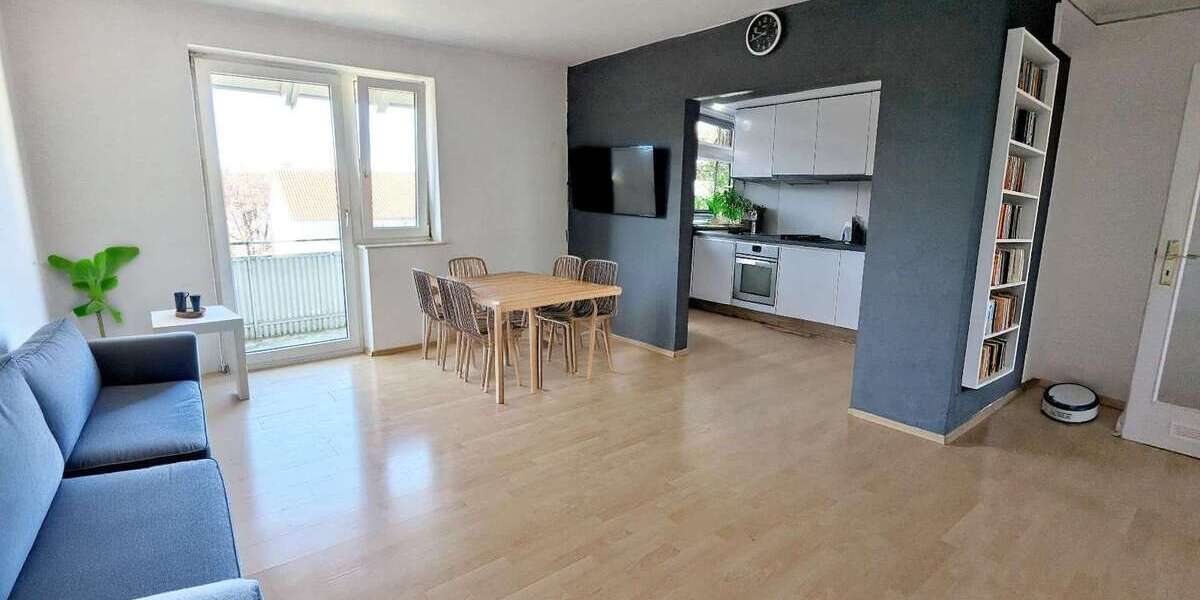 Etagenwohnung Landshut Bayerwaldsiedlung - 3 Zimmer, 68 m&sup2;, 1.200&euro; | Angebot:26788666