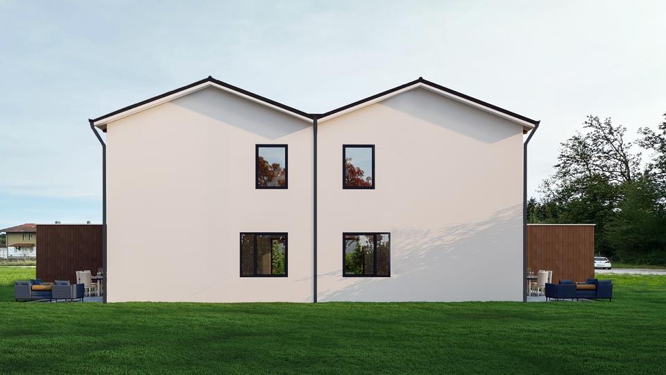 Neubau Doppelhaushälfte ca. 143m2, EH40 mit Garten in Tiefenbach 4 zimmer