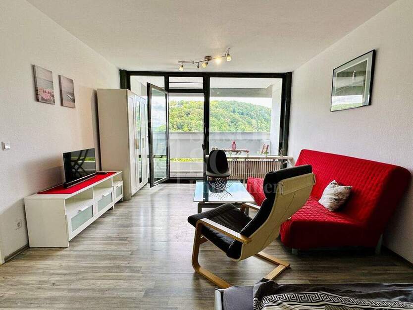 Möbliertes Apartment mit Loggia, Küche & modernem Bad - ideal für Rentner, Nähe Saarbrücken-Güdingen 1 zimmer