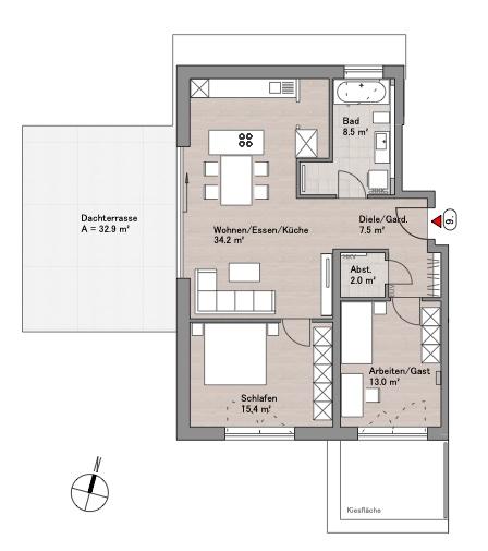 Einfamilienhaus Burgau - 3 Zimmer, 92 m&sup2;, 1.111&euro; | Angebot:26440989