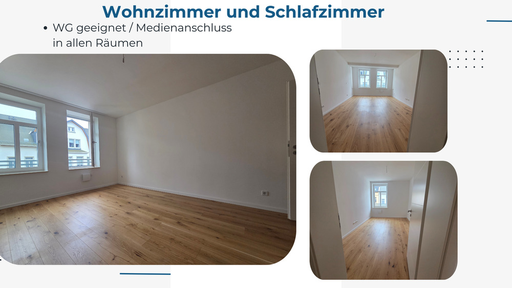 Zimmer Chemnitz Sonnenberg - 4 Zimmer, 93 m&sup2;, 750&euro; | Angebot:26141105