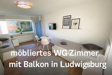 möbliertes WG-Zimmer mit Wlan, Smart-TV, eigener Balkon, Bad, Wc und Küche zur Teilung, Waschmaschine, Trockner 1 zimmer