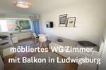 möbliertes WG-Zimmer mit Wlan, Smart-TV, eigener Balkon, Bad, Wc und Küche zur Teilung, Waschmaschine, Trockner 1 zimmer