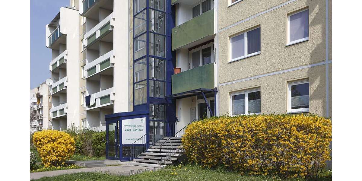 Etagenwohnung Halle (Saale) Silberhöhe - 1 Zimmer, 32 m&sup2;, 236&euro; | Angebot:25274899