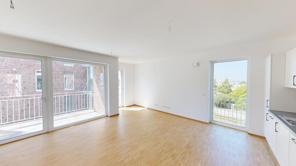 3-Zimmer-Wohnung mit Einbauküche und Tageslichtbad 3 zimmer