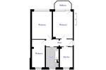 Etagenwohnung Ebeleben - 3 Zimmer, 66 m&sup2;, 394&euro; | Angebot:26337145