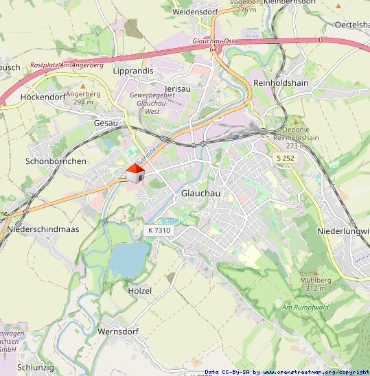 Etagenwohnung Glauchau - 2 Zimmer, 41 m&sup2;, 260&euro; | Angebot:26001490