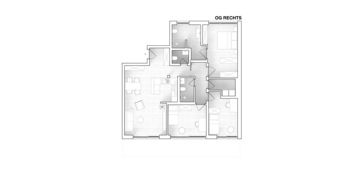 Etagenwohnung Fulda - 4 Zimmer, 113 m&sup2;, 1.500&euro; | Angebot:26019505