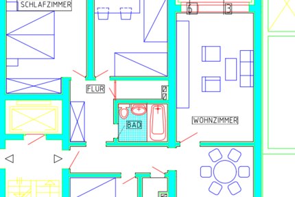 Wohnung Essen Horst - 4 Zimmer, 96 m&sup2;, 650&euro; | Angebot:27278312