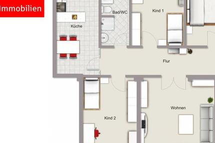 Wohnung Sondershausen - 4 Zimmer, 100 m&sup2;, 665&euro; | Angebot:25790851