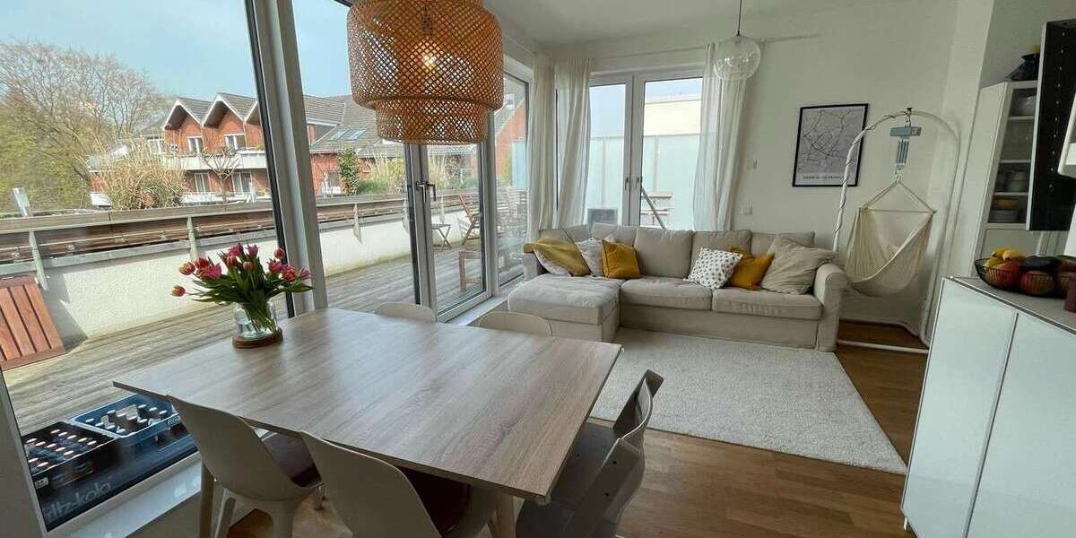 Etagenwohnung Hamburg Eppendorf - 3 Zimmer, 90 m&sup2;, 2.390&euro; | Angebot:27296881