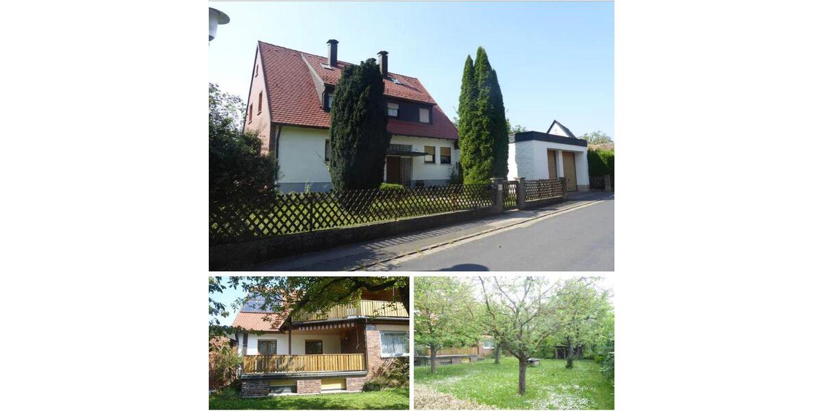 Erdgeschoßwohnung Markt Bibart - 5 Zimmer, 103 m&sup2;, 1.050&euro; | Angebot:26380414