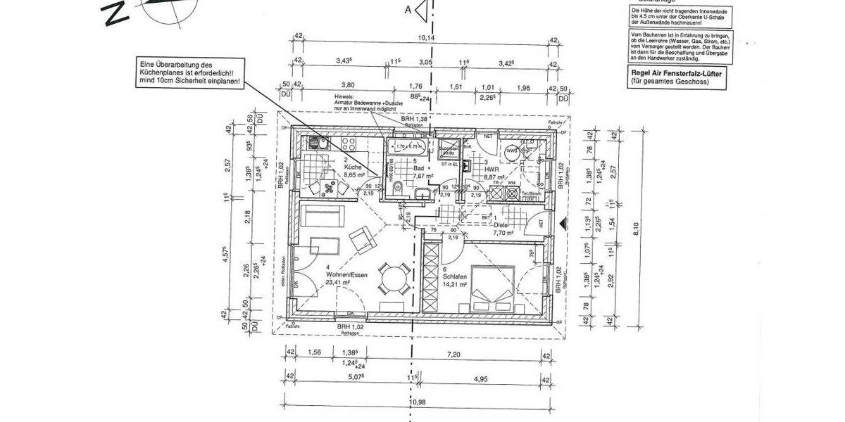 Gepflegter Bungalow in Epenwöhrden zu vermieten 2 zimmer