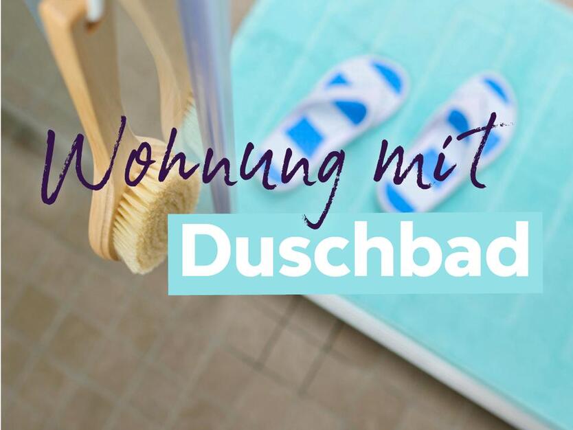 Komfortabel und modern: Erdgeschosswohnung mit Duschbad zimmer