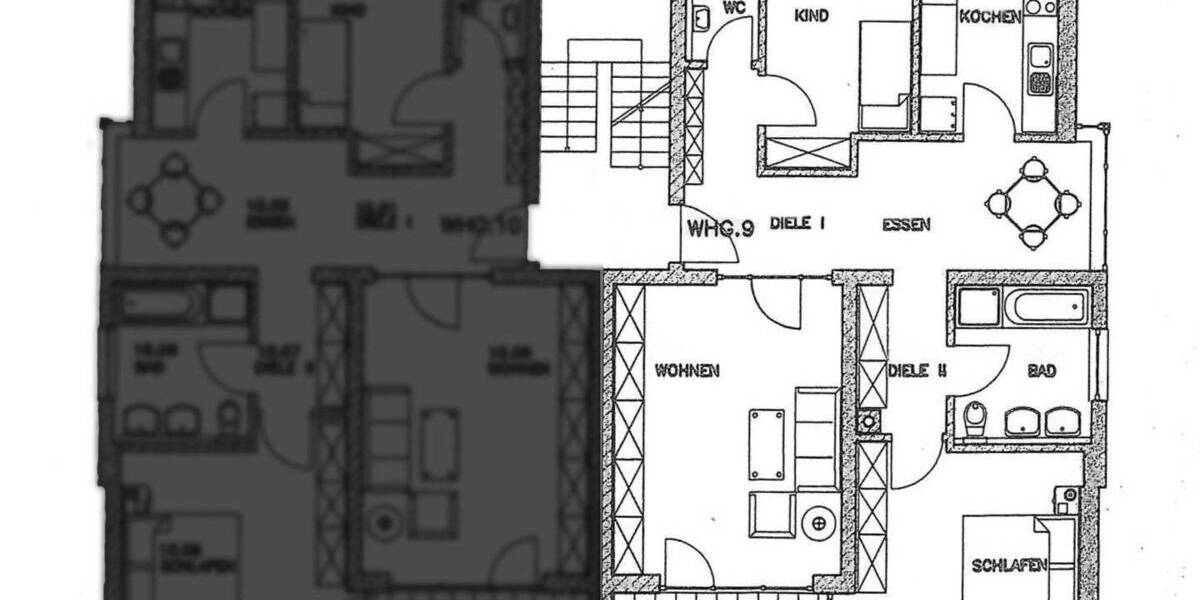 Etagenwohnung Rottweil - 3 Zimmer, 79 m&sup2;, 700&euro; | Angebot:26015661