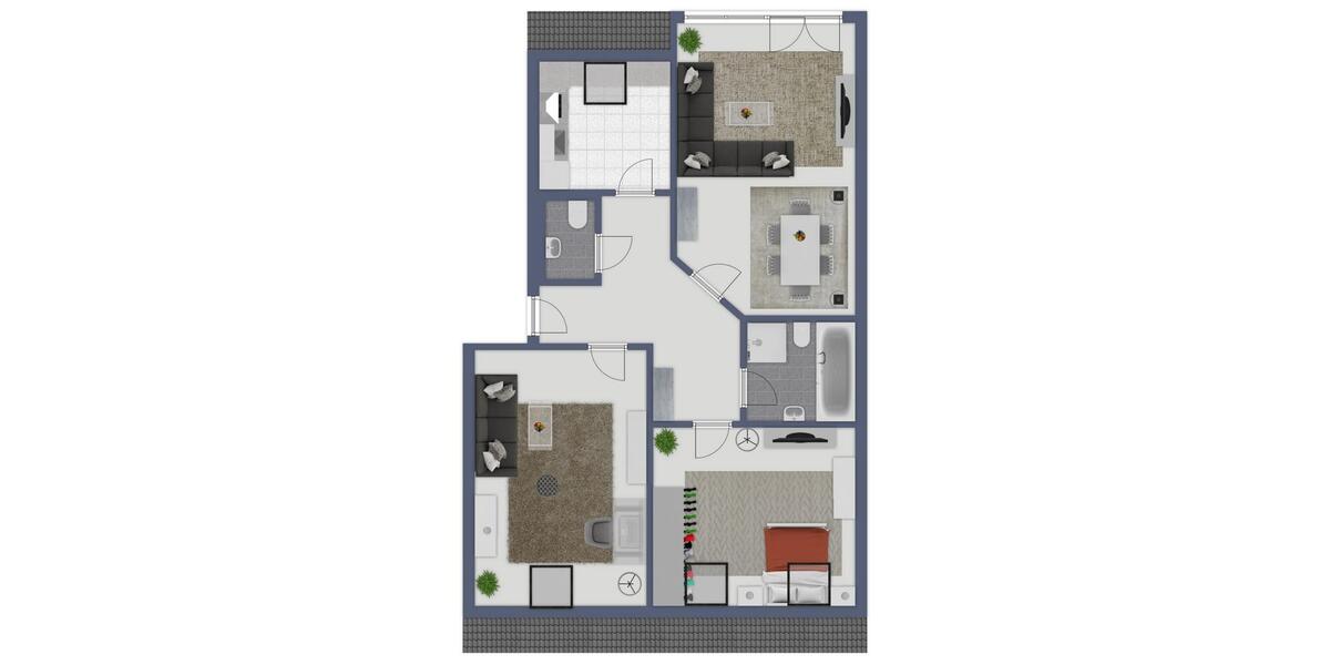 *Helle 2-Zimmer-Wohnung mit Balkon in Leichlingen* 3 zimmer