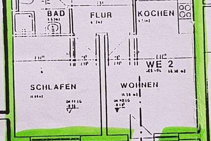 Wohnung zum Mieten in ButzbachHoch-Weisel 460 € 48 m² 2 zimmer