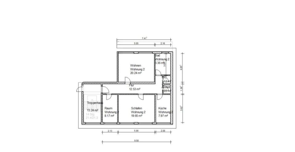 Etagenwohnung Reichshof - 3 Zimmer, 84 m&sup2;, 750&euro; | Angebot:25903370