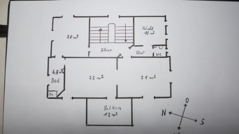 Etagenwohnung Reinbek - 3 Zimmer, 88 m&sup2;, 1.350&euro; | Angebot:25612537