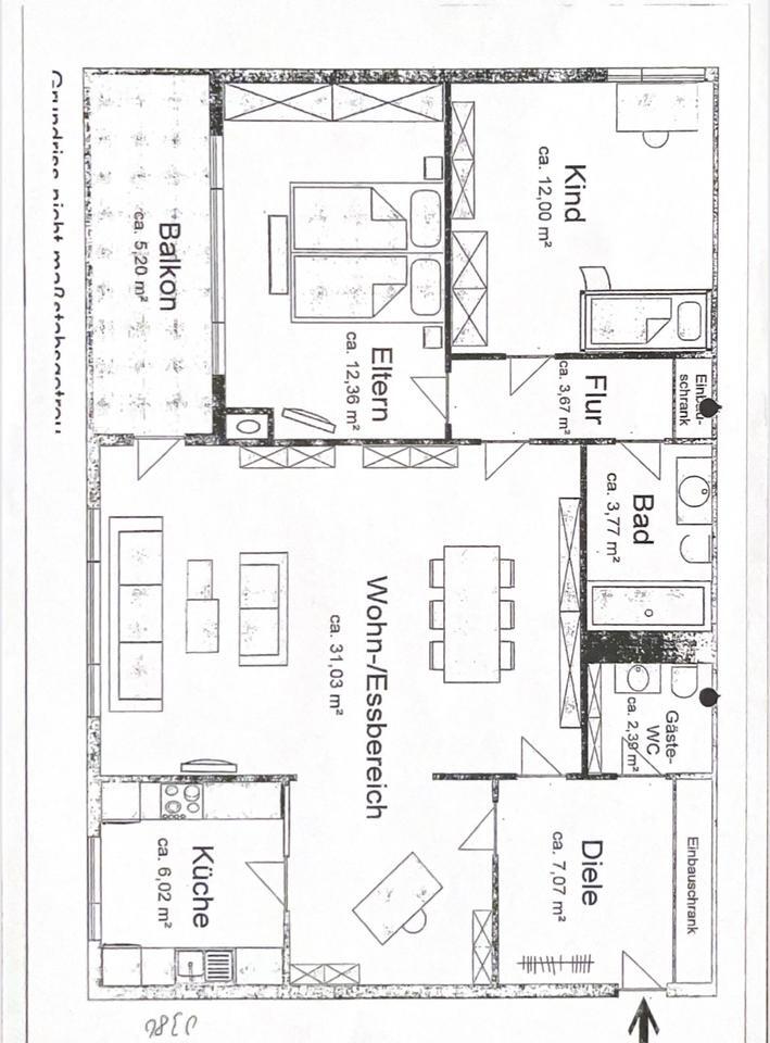 Sanierte 3 Zimmer Mietwohnung in guter Lage