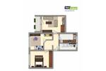 Etagenwohnung Döbeln Pommlitz - 3 Zimmer, 63 m&sup2;, 319&euro; | Angebot:26758665