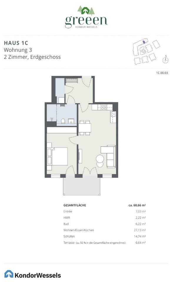 2-Zimmer-NeubauWohnung mit Terrasse & eigenem Garten